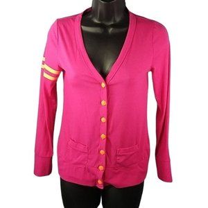 JUSTICE GIRLS SIZE 12 PINK CARDIGAN